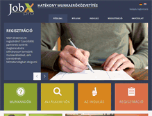 Tablet Screenshot of jobxpro.com